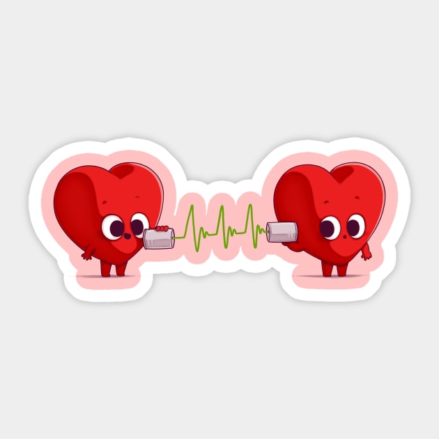 Listen to your heart Sticker by Naolito